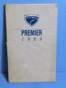 89 1989 Eagle Premier manual de dueños - Imagen 1 de 1