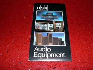 BSR BROCHURE COMPONENTI AUDIO (OPUSCOLO PIEGHEVOLE) - Foto 1 di 2