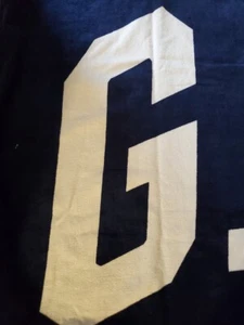 New GAP Navy Large White Letters Beach Towel Kids - Picture 1 of 6