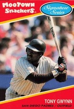 1991 MooTown Snackers Signature Series Tony Gwynn #6