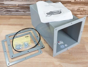 Hoffman F-88 W A Oil-tight Wireway Fitting, Steel, Gray, NOS - Picture 1 of 9