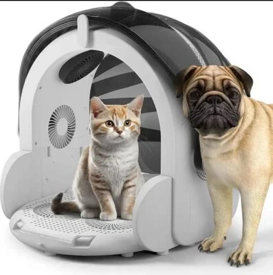 Caja de secado inteligente para mascotas esterilización plegable automática máquina de secado para gatos EE. UU. Foto 1 de 4