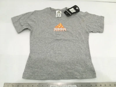(1) NUEVA Camiseta de Fútbol Adidas para Niños Gris - Talla Mediana - Pequeña Mancha, ¡LEER! Foto 1 de 4