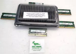 Lot of 20 Panasonic Samsung Micron PC3-8500S PC3-10600S 2GB Laptop RAM EXTRA - Picture 1 of 3