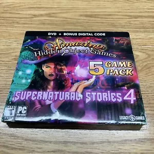 New Legacy Amazing Hidden Object Games: Supernatural Stories Vol. 4 - 5 Pack - Picture 1 of 5