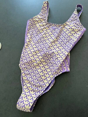 Adidas Originals Badeanzug Neu Damen NP79€ Retro 40 Bunt L Schwimmen Sport - Bild 1 von 4