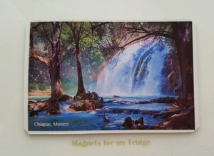 CASCADA / AGUJERO DE AGUA CHIAPAS MEXICO FOTO NEVERA IMÁN - M206 F - Imagen 1 de 1