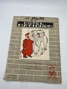 REBATET Lucien SOUPAULT Ralph Der Teufel im Hotel Matignon 1936 - Bild 1 von 7