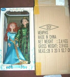 Disney Store Brave Merida and Queen Elinor Doll Set Limited Edition 2000