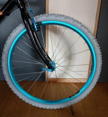 Shogun Stampede MTB Felge, 26", 36L, türkisblau, V-Profil, für Felgenbremse, NOS - Bild 1 von 4