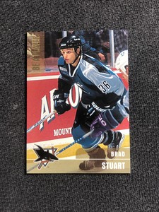 1999-00 BE A PLAYER BAP MEMORABILIA BRAD STUART ROOKIE YEAR GOLD #ed 20/100