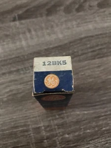 VACUUM TUBE ~ 12BK5 ~ GE ~ OLD STOCK  ~ 12BK5 - Picture 1 of 2