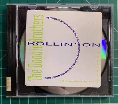 THE DOOBIE BROTHERS Rollin on  RADIO PROMO DJ CD Single 1991 VeryCleanDisc Foto 1 de 2
