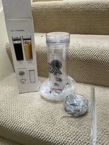 Rare! EA Sports insulated coffee sip plastic TUMBLER travel cup Brand new! - Picture 1 of 4