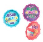 Set of 3 Jesus Loves You Spin Tops  (Free Shipping with 6 Purchases)