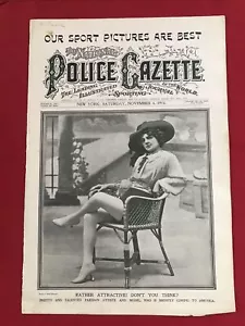 Police Gazette November 4, 1916 Pal Moore Joe Loomis - Picture 1 of 8