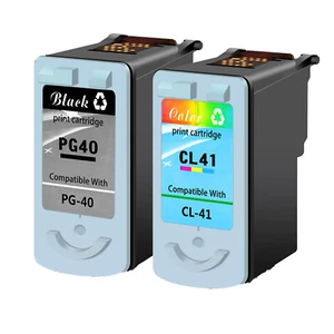 Cartucho de tinta PG-40 CL-41 para Canon FAX Series JX200 iP1600 MP460 MP450 MX300 - Imagen 1 de 1