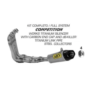 Escape Completo Arrow Competition Evo Titan Bmw S 1000 Rr 2017 > 2018 - Imagen 1 de 1