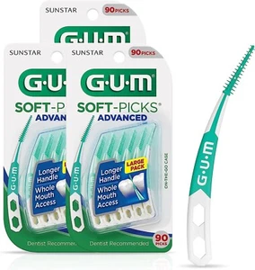 270 NEW Advanced Sunstar 650R GUM Soft Picks 3x90 - Picture 1 of 6