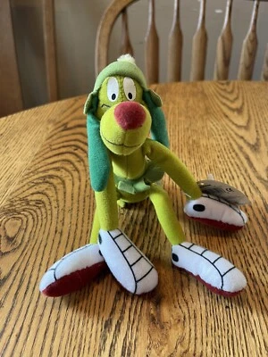 Peluche de colección 1997 Looney Tunes Applause Flexible K-9 perro y Marvin el Marciano Foto 1 de 4
