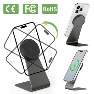 Universal Magnetischer Schreibtisch Telefonständer Aluminium Halter Schreibtisch Magsafe Kompatibel - Bild 1 von 7