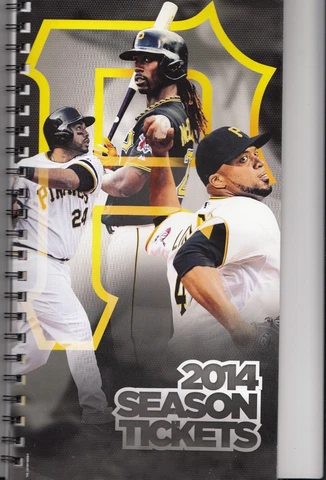 2014 PITTSBURGH PIRATES SEASON TICKET MINI PLAN 20 GAME BOOK MCCUTCHEN POLANCO Cover