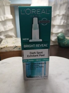 L'Oreal Bright Reveal buccia esfoliante macchie scure 0,84 oz nuova con scatola - Foto 1 di 1