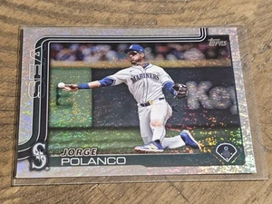 2025 Topps #361 Jorge Polanco Sandglitter Seattle Mariners Nmmt - Foto 1 di 3