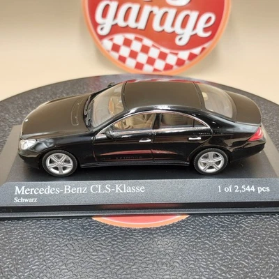 MINICHAMPS 1/43 Mercedes-Benz CLS-Class 2004 Black 400034300 - Image 1 of 4