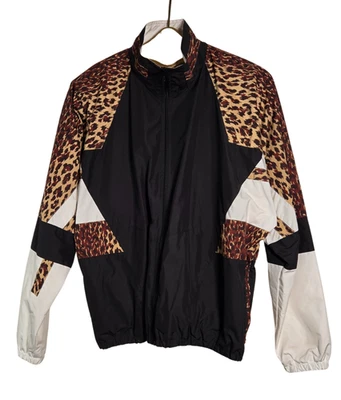 Wacko Maria GUILTY PARTIES Paradise Tokyo Leopard Print Zip Track Jacket SZ SM - Image 1 of 4