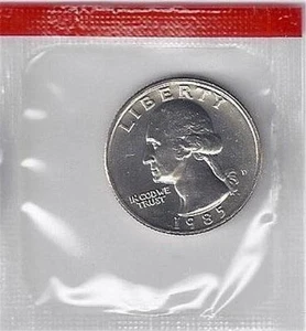 BU ROLL OF 1985-D QUARTERS - Picture 1 of 1