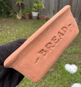 VTG Planned Pottery 1979 Signed Stoneware Oregon Bread Loaf Pan Adobe Orange - Picture 1 of 12
