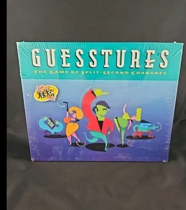 Guesstures Split Second Charades Game Milton Bradley 1990's Vintage NEW SEALED - Picture 1 of 7