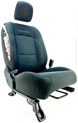 Jeep Wrangler Sahara 2018-2024 pasajero derecho asiento con canastilla delantero tela de 4 vías OEM Foto 1 de 4