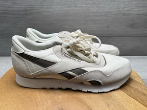 Scarpe sneakers Reebok classiche nylon donna grigio scamosciato stringate lifestyle 8,5 - Foto 1 di 8