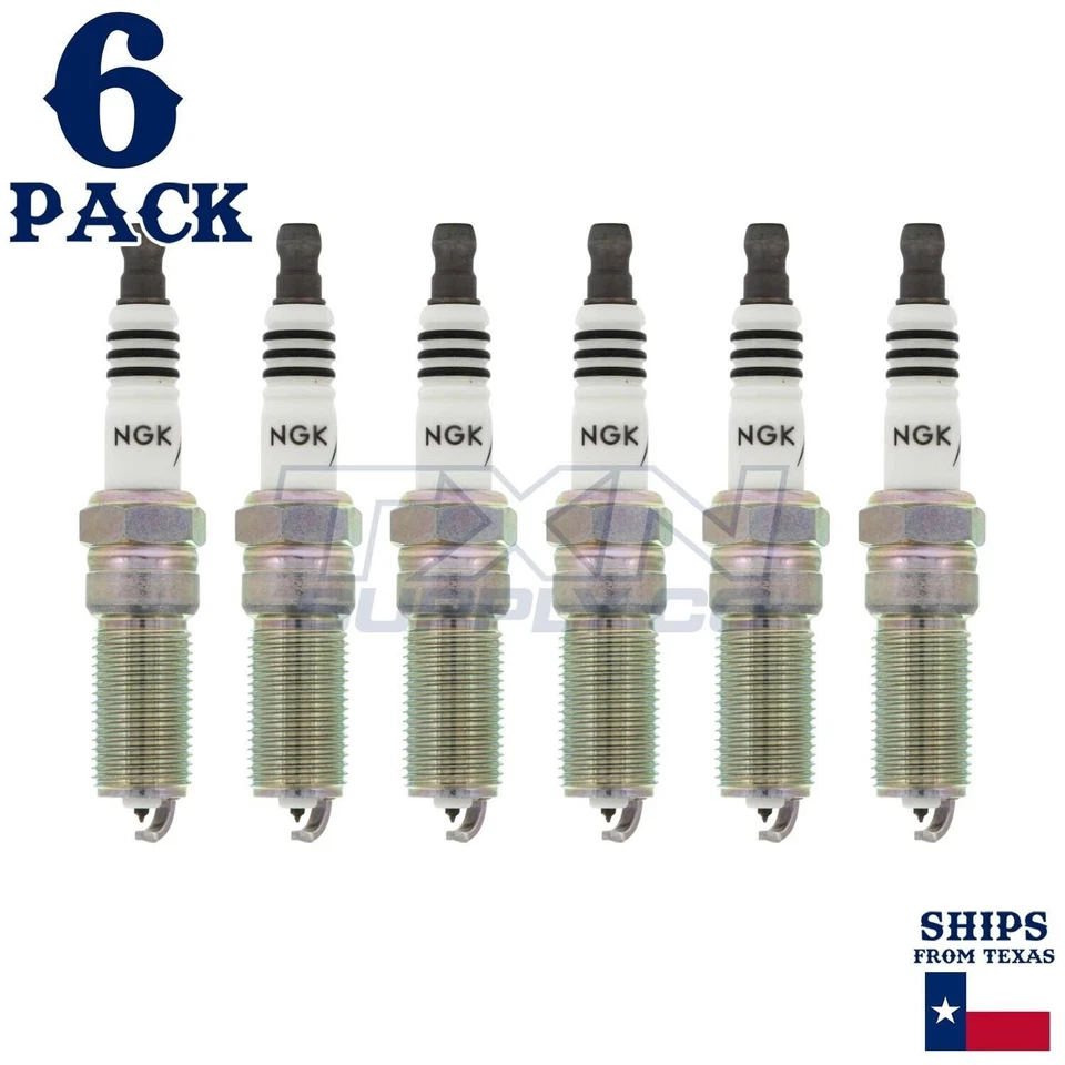 Paquete de 6 bujías NGK Iridium IX 2015-2019 para Ford Expedition V6 3,5 L Foto 1 de 3
