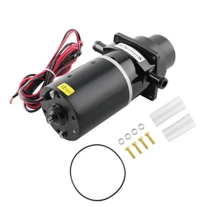 Black Motor Pump Assembly For Jabsco 37010-Series Electric Toilets 37041-0010 - Picture 1 of 12