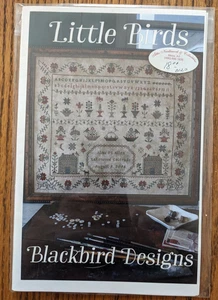 Blackbird Design "Little Birds" Cross Stitch Chart - Picture 1 of 1