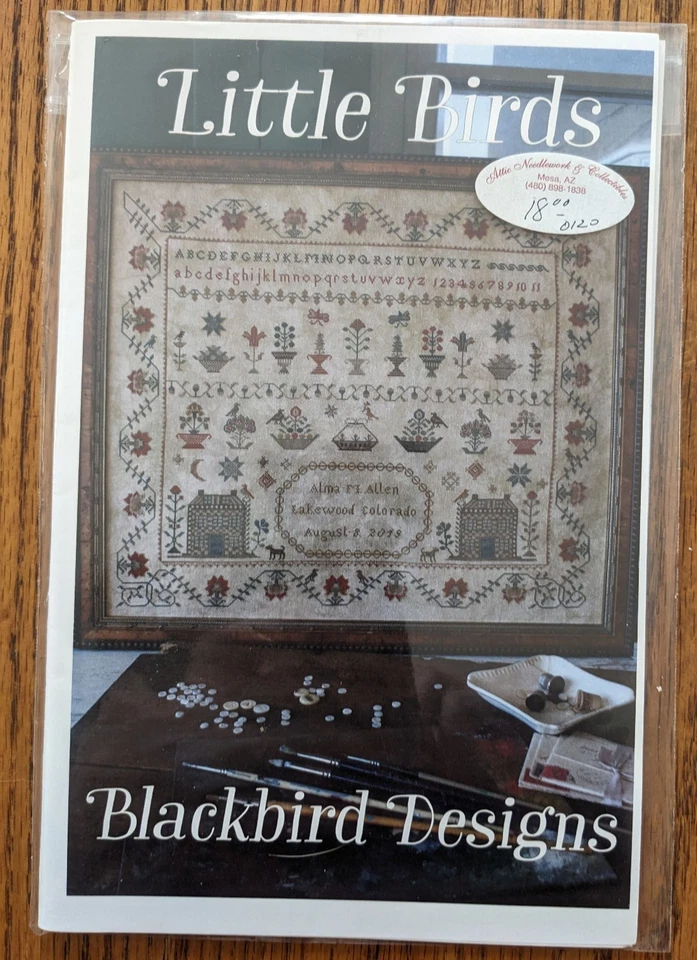 Blackbird Design "Little Birds" Cross Stitch Chart - Image 1 of 1