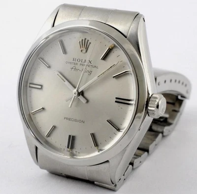 EXCELENTE PULSERA AUTOMÁTICA DE ACERO ROLEX OYSTER AIR KING PRECISION 1002 5500 Foto 1 de 4