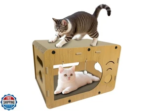 WRBTA Katzenkratzer für drinnen, groß, Möbelschutz Kratzunterlage - Bild 1 von 5