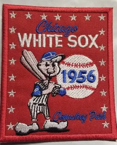 1956 Chicago White Sox Comiskey Park Embroidered Patch approx 2.75x3.5 - Picture 1 of 2