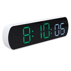 Large Display Jump Seconds Digital Wall Clock for Bedroom Alarm Bedrooms - Picture 1 of 10