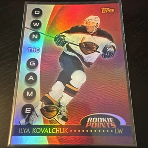 2002 TOPPS ILYA KOVALCHUK OTG12 ROOKIE POINTS LEADERS ATLANTA THRASHERS - Foto 1 di 2