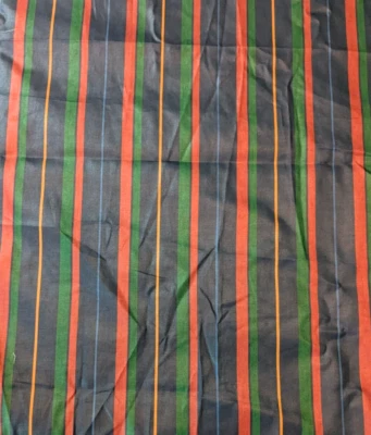 3 ярда полосатой драпировочной ткани Waverly Doral с трафаретным принтом хлопок 54x115 - Изображение 1 из 4