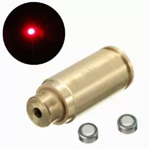 9mm Caliber Cartridge Red Dot Laser Bore Sighter Pistol Gun w/ Battery - Picture 1 of 5
