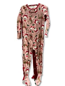Toddler Girls 2pk African American Santa Footed Pajama - by carter's pink 3T - Picture 1 of 2