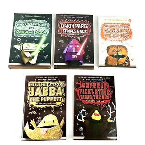 Lot of 5 Origami Yoda Books Series 1, 2, 3, 4, & 6 Star Wars Hardback Paperback - Picture 1 of 23