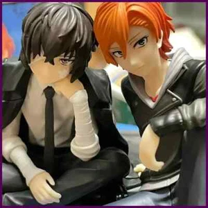 Figura de prensa FuRyu Bungo perros callejeros 12 cm Dazai Osamu fideos dibujos animados japoneses - Imagen 1 de 19