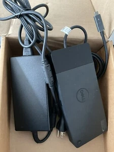 Dell WD19/WD19S/WD19DC/WD19DCS/WD19TB/WD19TBS K20A001 USB-C Docking Station +AC - Picture 1 of 8